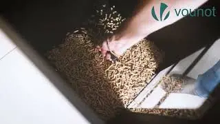 Coffre &agrave; pellets 45 kg : grande capacit&eacute;, mobile et design moderne