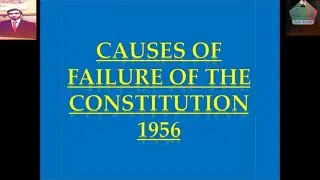 why constitution of 1956 failed in urdu/ hindi / Reasons of failure of 1956 constitution