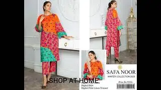 winter collection digital print linen by safa noor
