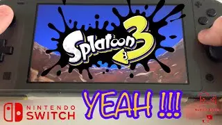 Splatoon 3 YEAH! Lets start! Nintendo Switch Lite gameplay 4k60