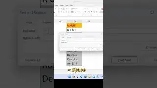 How to remove extra spaces from text #remove #space #extraspace #msoffice #excelsheet