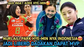 Nurlaili Kusumah Park Hye-min nya Indonesia😍 Jadi Libero Dadakan Langsung Sabet Gelar MVP Tim