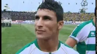 Entrée Bouteflika serrer la main avec les joueurs - USMH vs JSK