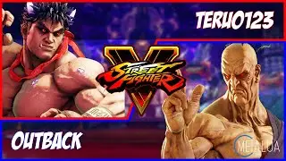 SFV CE - teru0123(KAGE) VS Outback(ORO) 🌘MeiaLua 🌘