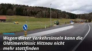 Verkehrsinseln sorgen f&uuml;r definitive Absage der Oldtimerclassic Hittnau