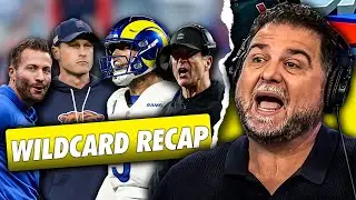 NFL Wild Card Breakdown | Bears Shock, Ben Johnson vs Packers, Harbaugh Meltdown