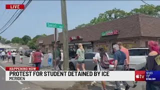 Meriden community protests for student detained by ICE