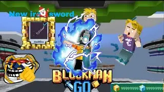 I buy a new iron sword he'll fire in blockman go 😳😵&zwj;💫🤯
