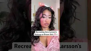 Макияж Зары Ларссон разъедает смуглую кожу 😩