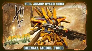 FA-100S Full Armor Hyaku Shiki Kai Golden Warrior Model Kit | ASMR | Quick build | 4K
