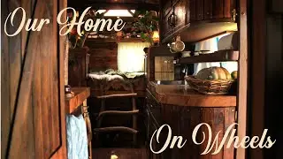 ✧ Our Home On Wheels ✧ Toyota Coaster Bus Conversion Artsy Tour