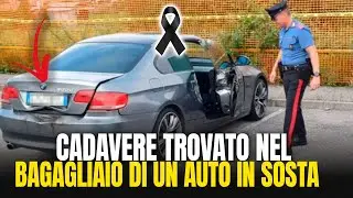 ULTIM'ORA CADAVERE TROVATO NEL BAULE DI UN AUTO IN SOSTA: ORRORE NEL BERGAMASCO