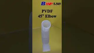 PVDF 45&deg; Elbow. ASUNG Plastic Valve. BWP