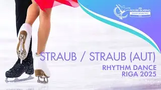 Anita STRAUB / Andreas STRAUB (AUT) | Junior Ice Dance Rhythm Dance | Riga 2025