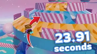 My fastest run of Freezy Peak (23.91 seconds)