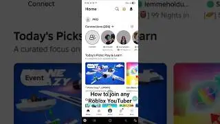 how to join any Roblox YouTuber in Roblox #roblox