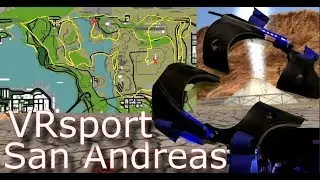 VRsport - Jogging in the desert of GTA San Andreas 'AgileVR'