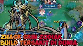 SKIN ZODIAK ZHASK !! PAKE zhask best build 2024-MLBB