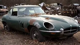 ASMR Car Restoration |1963 Jaguar - British Racing Green,