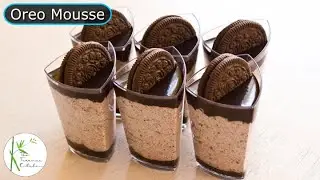 Quick Oreo Mousse Recipe | Eggless Chocolate Oreo Mousse Recipe ~ The Terrace Kitchen