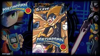 Mega Man NT Warrior TCG Grave Bass Starter Deck Unboxing