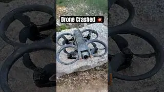 Crashed My Drone 💥😭 #dronecrash #drones