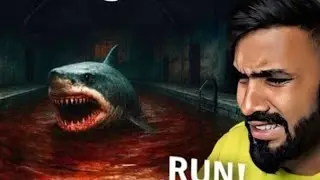 A DANGEROUS SHARK ENTERED IN MY SWIMMING POOL-TECHNO GAMERZ