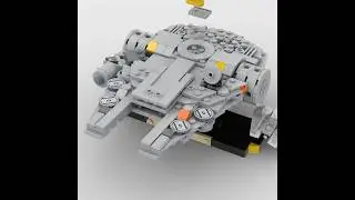 Millennium Falcon Midi Scale Build Animation from 75440 AT-AT