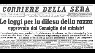 Le leggi razziali non erano fasciste: erano italiane.