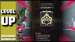 Mastery Rank Legendary 3 Test and Rewards - Warframe