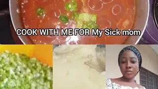 Light Chicken Soup Recipe+White Okra+Semolina swallow