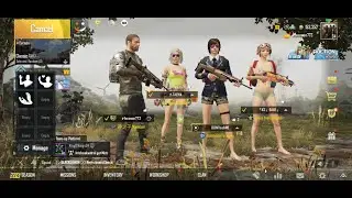 joining random squad pubg girl like a bot| part 8/ pubg mobile game video