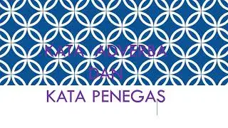 Kata Adverba dan Kata Penegas