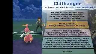 @Gostadium / Pok&eacute;mon Go / PVP / CLIFFHANGER/