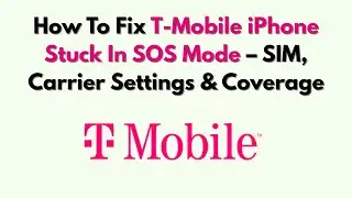 Как исправить зависание iPhone T-Mobile в режиме SOS: настройки SIM-карты, оператора и зоны покрытия