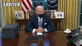 President Biden Speaks From The Oval Office For The First Time 01/20/2021