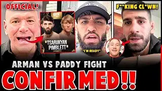 Arman Tsarukyan vs Paddy Pimblett OFFICIAL for UFC 327! | Topuria vs Gaethje White House Surprise