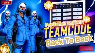 LONE WOLF || BACK TO BACK TEAMCODE || FREE FIRE MAX