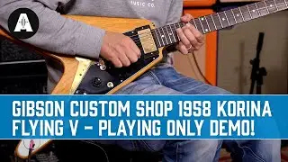 Gibson Custom Shop 1958 Korina Flying V - Playing Only Demo!