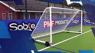 Sabre Mini Soccer 12ft x 6ft Portable Goal