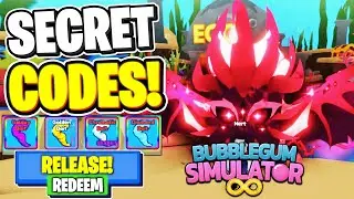Bubble Gum Simulator INFINITY UPDATE 17  ATLANTIS CODES IN ROBLOX