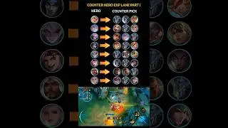 EXP Lane Hero Counters | Part 1 Breakdown #mlbb