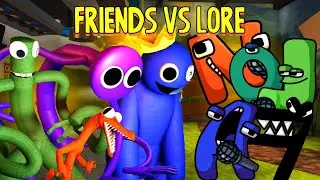 Rainbow Friends vs Alphabet Lore | (FULL Song FNF Mod)
