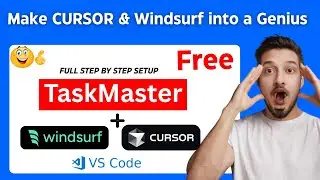 Taskmaster + Cline, RooCode, Windsurf & Cursor : 20X Lesser Errors & Better Workflow For AI Coding