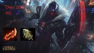 League of Legends LOL Jhin Montage/Gameplay S8 Season 8 ADC Rageblade is Broken! OVER 1000 AD