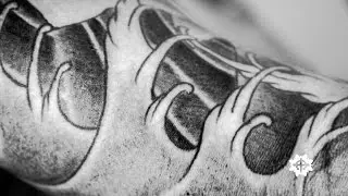 Geisha & Koi Japanese Sleeve - Linework