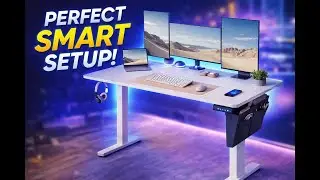 This Desk Is WAY Better Than I Expected 🤯 (Vasagle Standing Desk Setup)