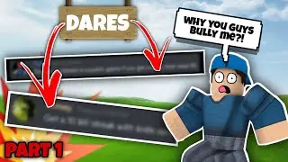 Doing your arsenal dares PART 1...(Roblox Arsenal)