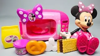 2 Minutes Satisfying with Unboxing Disney Minnie Mouse Marvelous Microwave Set Toys ASMR #4