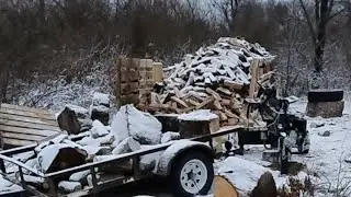 Northwest PA firewood  is live! processing maple and cherry